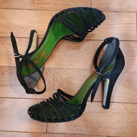 Miss Sixty Harald strappy suede heels EU size 39 - Picture 3 of 8